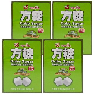 TWS 維生 方糖, Cube Sugar, 健康新主張, 國際品保驗證通過ISO22000 HACCP, 340g, 4盒