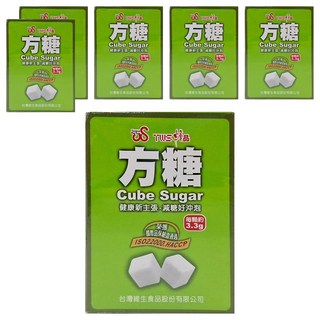 TWS 維生 方糖, Cube Sugar, 健康新主張, 國際品保驗證通過ISO22000 HACCP, 340g, 6盒