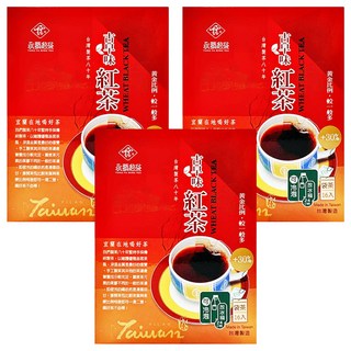 永發茗茶 冷泡古早味紅茶, 台灣八十年風味, 冷熱皆宜, 2.7g, 16包, 3盒