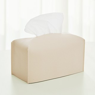 코멧 레더 티슈 케이스, 베이지