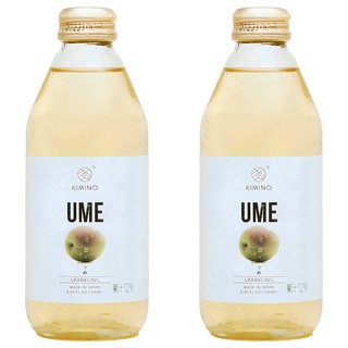Kimino 和歌山梅子氣泡果汁飲, 2個, 250ml