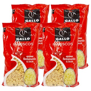 GALLO 公雞牌 貝殼麵 Mariscos 西班牙原裝進口 杜蘭小麥製成, 250g, 4包