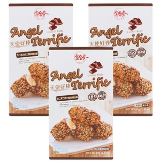 Angel's Bone 天使好棒 黑巧克力杏仁捲, 80g, 3盒