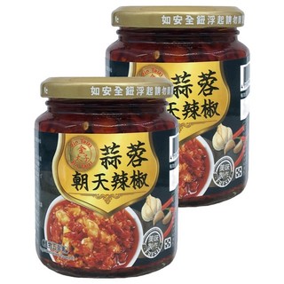 金太子 蒜蓉朝天辣椒, 240g, 2罐
