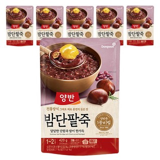 Dongwon 東遠 Yangban 兩班 栗子紅豆甜粥, 420g, 6包