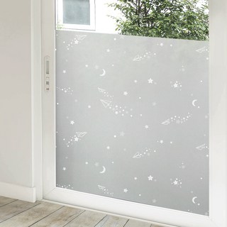 G&HOME 超簡易防紫外線無粘性玻璃窗片 NWS-04 用水即可粘貼的迷霧飛機, 霧面飛機 NWS-04