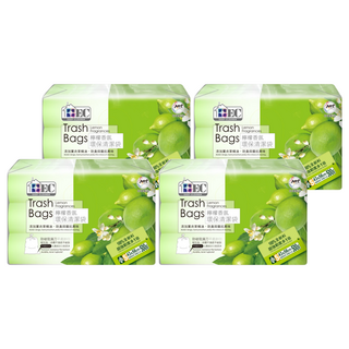 EASY CLEANER 家簡塵除 香氛清潔袋 3入組 超厚實耐用 添加奈米減塑環保配方, 15L, 4包