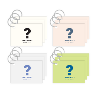 線圈空白單字本 4色 90張 3組 23-6076, 象牙色、粉色、灰色、灰色, 1套