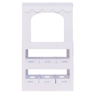 키즈바래 너만의 가판대가 되길 바래 가게놀이, 백색, 1개