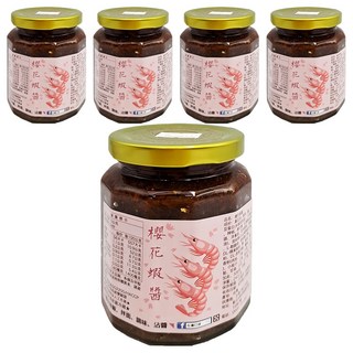 左邊口袋 櫻花蝦醬, 240g, 5罐