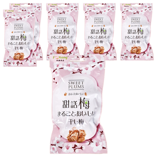 梅李果坊 甜話梅, 嚴選台灣青梅製作 口感佳不死鹹, 35g, 6包
