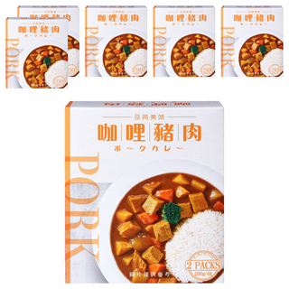 味王 咖哩豬肉調理包 2包入, 400g, 6盒