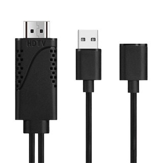 MAX+ 蘋果/安卓通用 HDTV高畫質影音電視傳輸線 (黑) 支援iOS最新系統 高速傳輸 強悍散熱, 單一商品, 1條