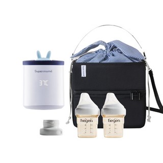 Super mama 寵愛寶寶經典禮組合, 含hegen奶瓶, 溫奶器, 保冷袋, 12152205, 1組
