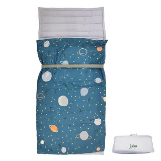 juho DECO 防螨款幼兒園午睡袋 附提袋, 迷幻銀河 多色