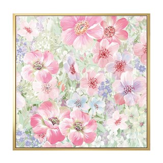 Boluo 菠蘿選畫所 春韻花喃I, 40 x 40cm, 金色