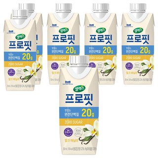 Selex 無糖完整蛋白飲 香草牛奶風味, 6瓶, 250ml