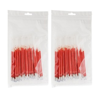 理享家中性原子筆筆芯, 2組, 紅色