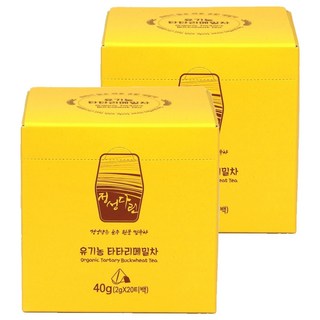 정성다린 유기농 타타리 메밀차 티백, 2g, 20개입, 2개