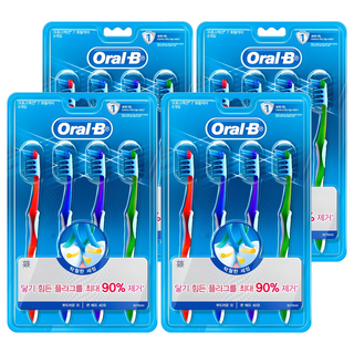 Oral-B 歐樂B 多動向全方位護理牙刷, 4支, 4組