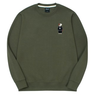 okstar 男女通用 迷你連帽 Brodog 刺繡 特殊雙面 大學T 2SSP008