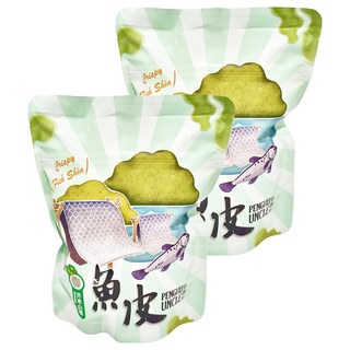澎湖伯 芥末山葵風味魚皮 酥脆涮嘴 獨立包裝方便攜帶 澎湖在地風味零食, 2包, 70g
