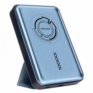 iBRIDGE 磁吸支架式行動電源 10000mAh, IBM001, 星空藍