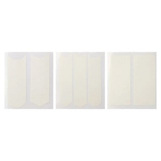 GLOSSYBLOSSOM 法式美甲貼紙套裝 (3個) - 輕鬆打造完美法式美甲, 圓弧角, 1包