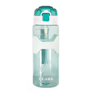 CLARE 彈蓋隨行吸管壼, 絲蘭綠, 800ml, 1個