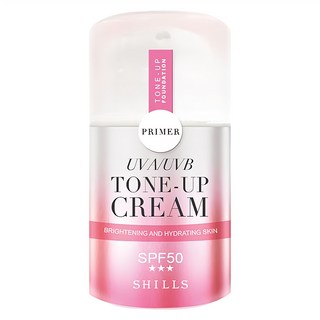 SHILLS 舒兒絲 仙氣濾鏡UV裸光素顏霜 SPF50★★★ 提亮膚色 輕透保濕全日控油, 40ml, 1件