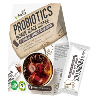Vilson 米森 好菌搖搖 有機冰萃黑咖啡, 14包, 3g, 1袋