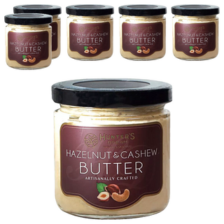 獵人谷之夢 現壓雙優榛果腰果堅果醬, 200g, 6罐