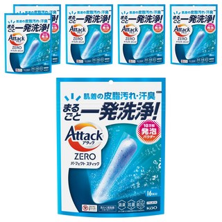 Attack ZERO 極效洗衣霸, 16顆, 6袋