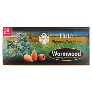 flute INCENSE 印度倒流香 Set 50顆, Wormwood 艾草, 1盒
