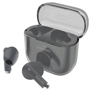 필립스 ENC 노이즈캔슬링 이어폰, TAT1158, 블랙