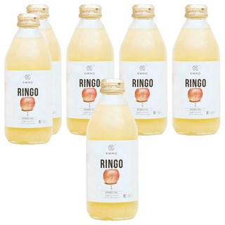 Kimino 青森蘋果氣泡果汁飲, 250ml, 6個