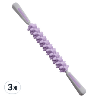 Heldon 按摩滾輪棒, 紫色, 3個
