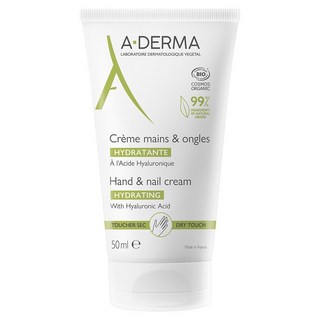 A-DERMA 艾芙美 潤甲護手霜 含玻尿酸保濕成分, 50ml, 1條