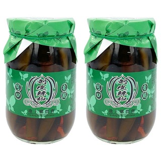 池上鄉農會 剝皮辣椒 450g (香脆夠味、開胃下飯), 2罐