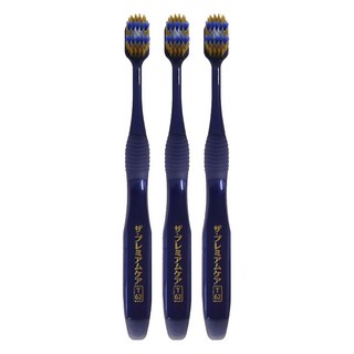 EBiSU 惠百施 The Premium Care隙縫加強型 圓頭標準刷毛牙刷, 1入, 3支