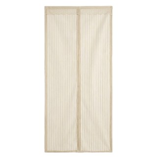 磁吸門簾 超細網紗 米黃色, 210 x 90cm