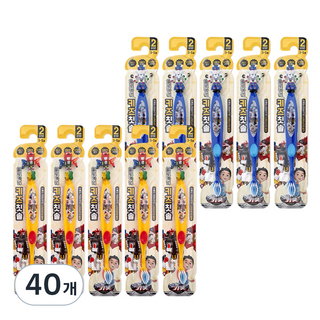 ATEX Hello Carbot衝鋒戰士公仔造型兒童牙刷 第2階段, 隨機出貨, 40個, 1個裝