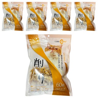 Canary 海的恩惠薄切 C-S392 貓用零食, 60g, 5個, 鯖魚柴魚片