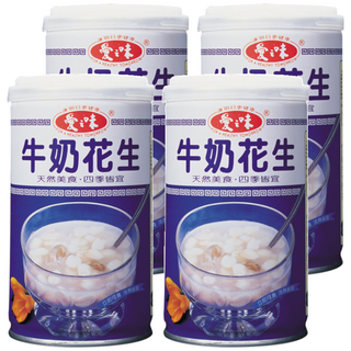 愛之味 牛奶花生, 340g, 4罐