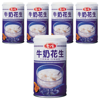 愛之味 牛奶花生, 340g, 5罐