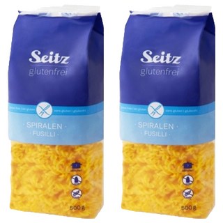 Seitz 賽茲 無麩質義大利捲麵 500g 德國原裝進口, 2包