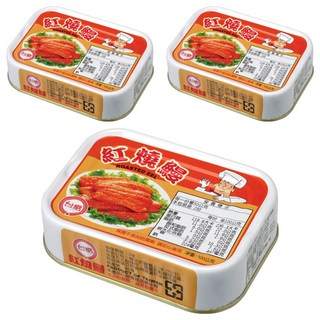 台糖 紅燒鰻易開罐, 100g, 3罐