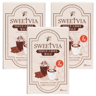 Sweetvia Dr.True SweetBee熱巧克力, 13.5g, 10條, 3盒
