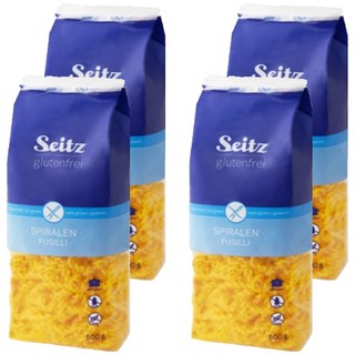Seitz 賽茲 無麩質義大利捲麵 500g 德國原裝進口, 4包