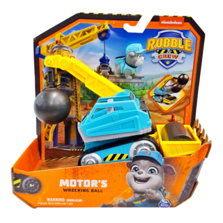 SPIN MASTER 汪汪隊之小礫與工程家族系列 美多 + 破壞球壓路機 1組, 16.03 x 8.97 x 16.23cm